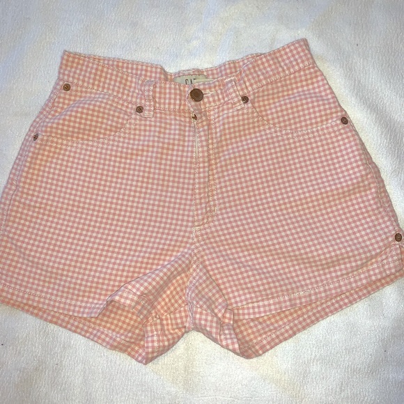GAP Pants - Baby pink vintage high-waisted GAP shorts. GAP Pants - Baby pink vintage high-waisted GAP shorts.